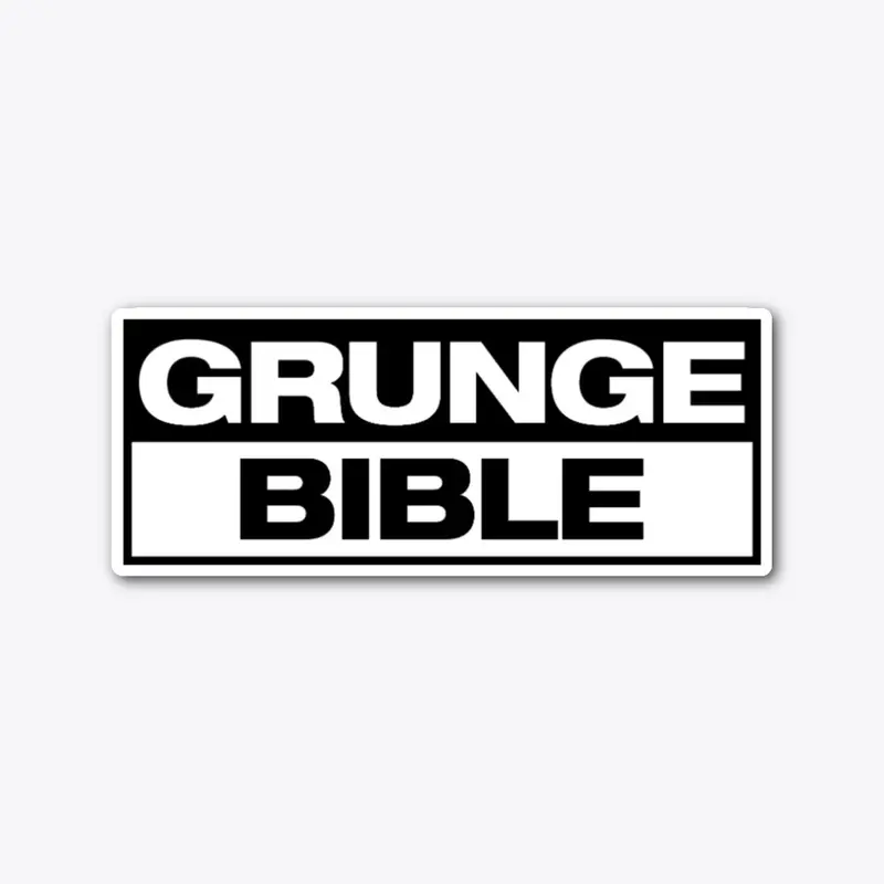 Grunge Bible Die-Cut Sticker